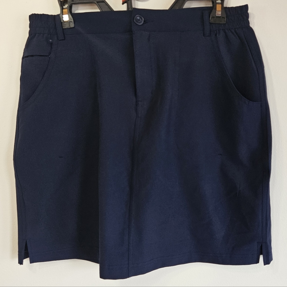 Tilley Navy Blue Skort | Built-In Shorts | Outdoor Travel Skirt | Size M
